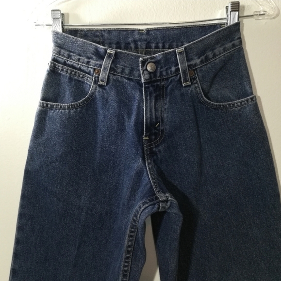 Levi's Dry Goods Two Horse Cropped  Jeans Size 8 - Picture 3 of 16